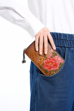 Fiona – Vintage Embossed Leather Wallet