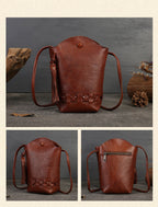 Elara - The Mini Genuine Leather Crossbody Phone Bag